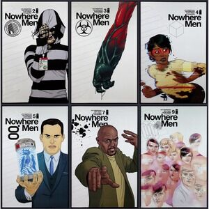 Nowhere Men #2-5 7 9 Image Comics 2013 Eric Stephenson Nate Bellegarde 6x Lot NM
